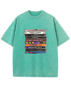Vintage Washed 90s R&B Cassette Tape Graphic T Shirt