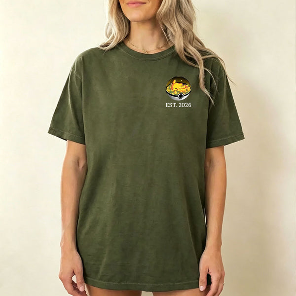 Expectant Mother EST. Maternity Tee | Baby On The Way Pregnancy Shirt