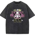 Grunge Ghost Gym Gengar Wash Vintage Tee | Pokemon Anime