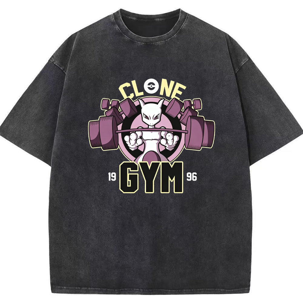 Grunge Ghost Gym Gengar Wash Vintage Tee | Pokemon Anime