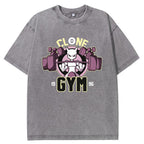 Grunge Ghost Gym Gengar Wash Vintage Tee | Pokemon Anime