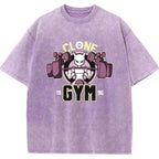 Grunge Ghost Gym Gengar Wash Vintage Tee | Pokemon Anime