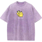 Cute Parent & Kid Pikachu Vintage T-Shirt
