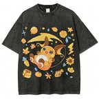 Pok¡§|mon Raichu Unisex Vintage Washed Tee