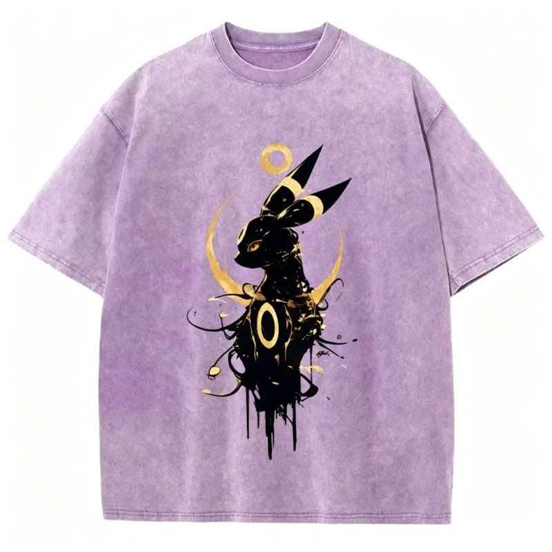 Umbreon Unisex Vintage Washed Tee Secondary image