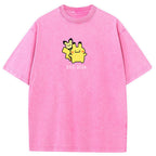 Cute Parent & Kid Pikachu Vintage T-Shirt