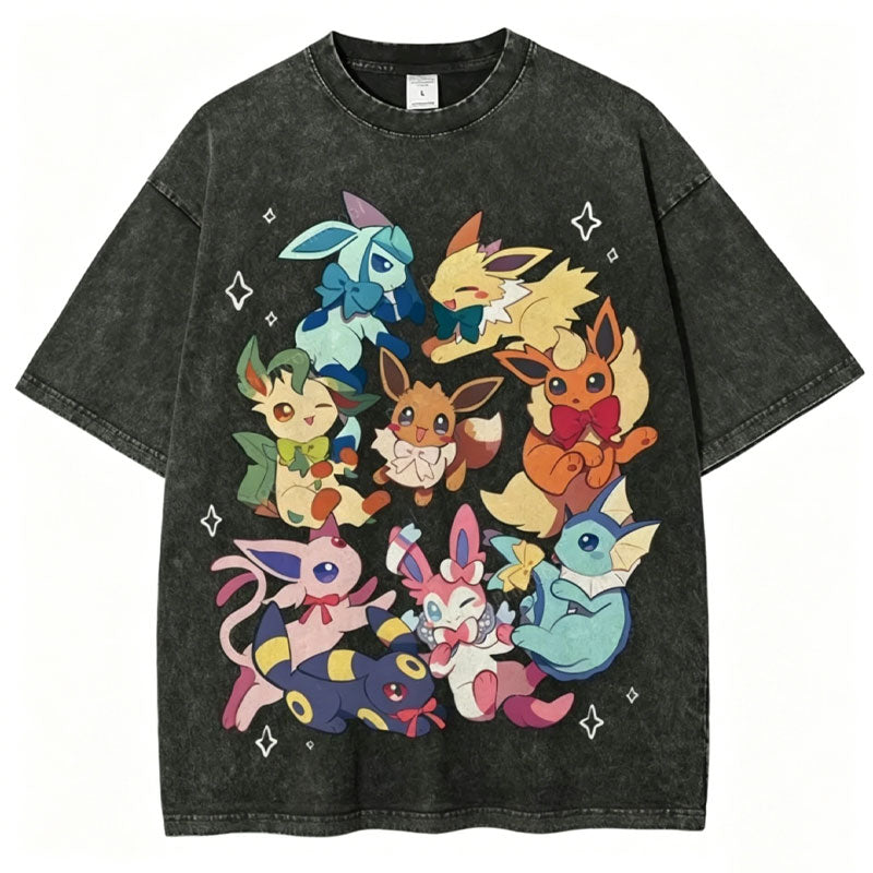 Eevee Unisex Vintage Washed Tee