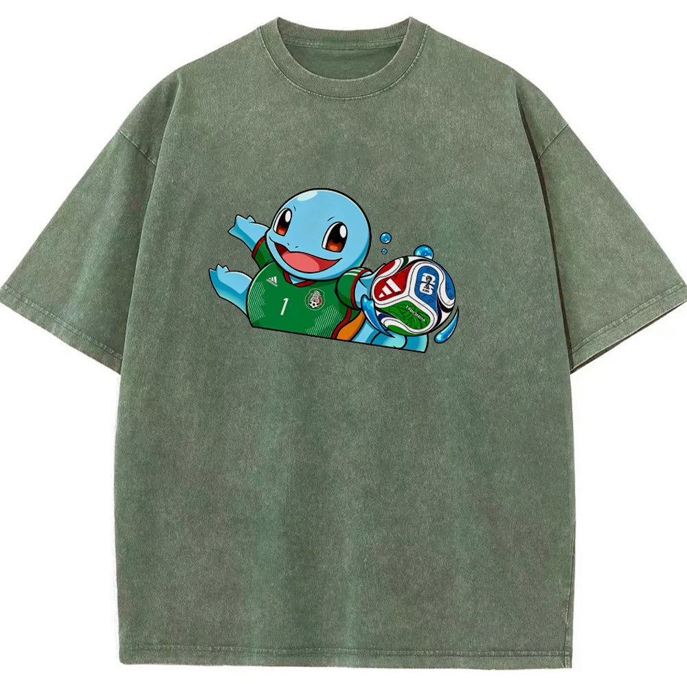 2026 World Cup Pokemon Mexico Squirtle Graphic Tee
