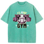 Grunge Ghost Gym Gengar Wash Vintage Tee | Pokemon Anime