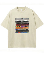 Vintage Washed 90s R&B Cassette Tape Graphic T Shirt
