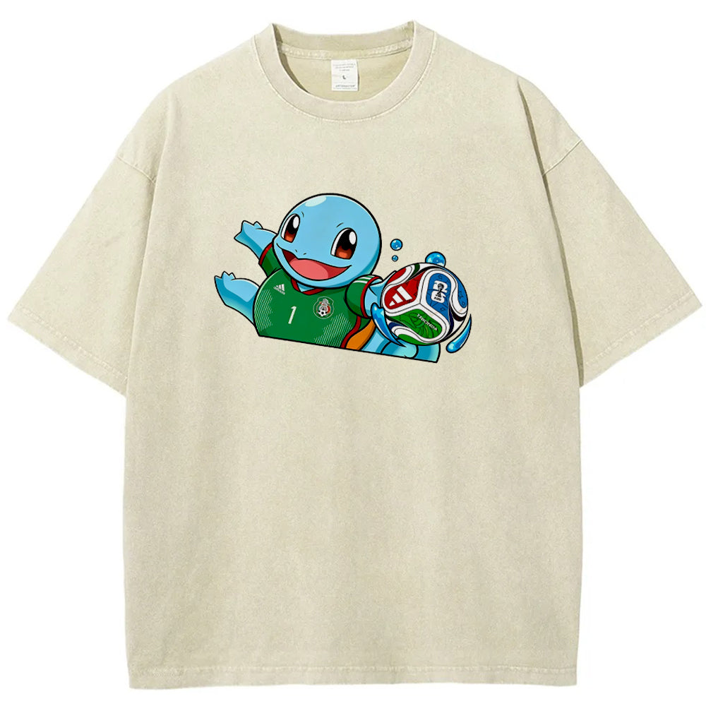 2026 World Cup Pokemon Mexico Squirtle Graphic Tee Secondary image