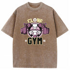 Grunge Ghost Gym Gengar Wash Vintage Tee | Pokemon Anime