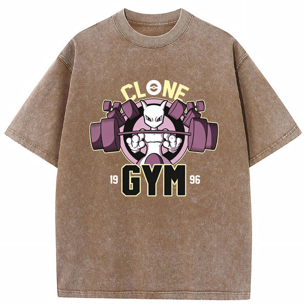 Grunge Ghost Gym Gengar Wash Vintage Tee | Pokemon Anime