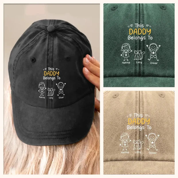 Grandma Belong To Custom Cap