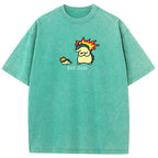 Cute Parent & Kid Typhlosion Vintage Washed T-Shirt