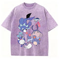 Pokémon Popplio And Mantyke Unisex Vintage Washed Tee