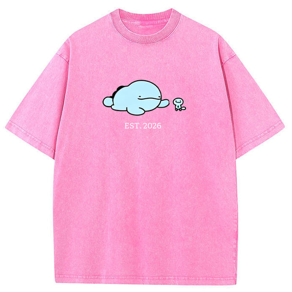 Cute Parent & Kid Quagsire Vintage Washed T-Shirt
