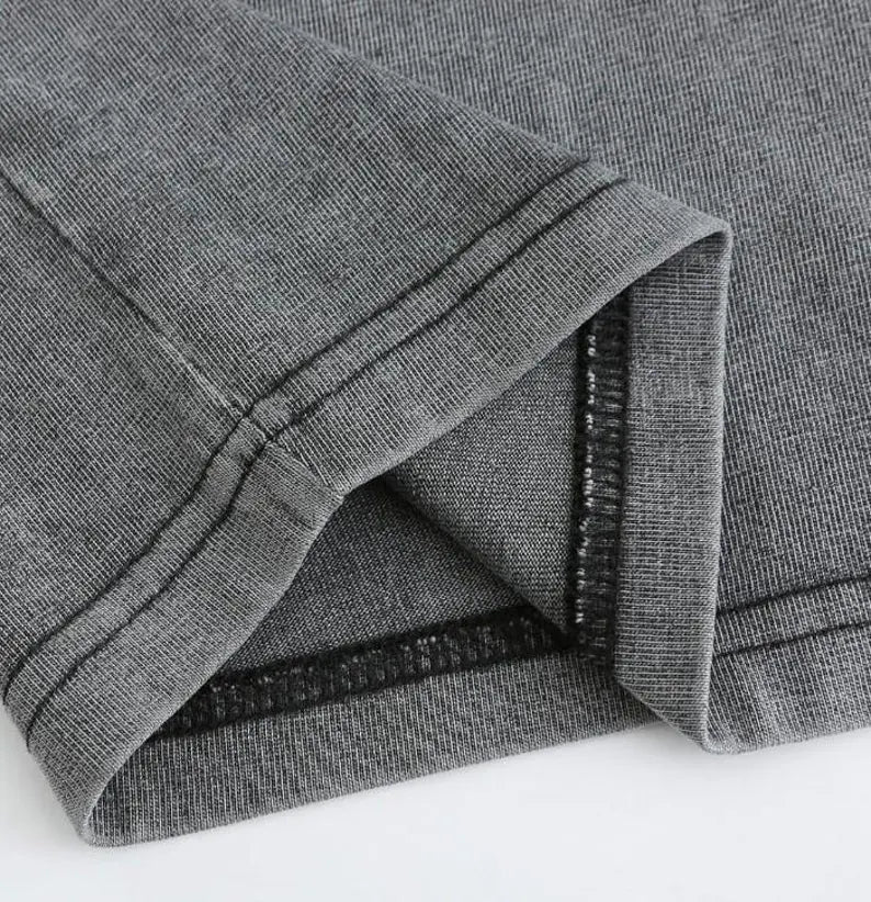 Personalized Dad Embroidered Washed Shirt