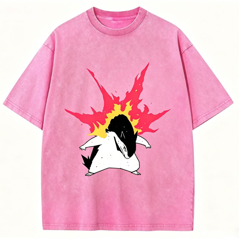 Pokémon Typhlosion Unisex Vintage Washed Tee