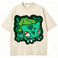 Cute Bulbasaur Unisex Vintage Washed Tee