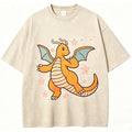 Pokémon Dragonite Unisex Vintage Washed Tee
