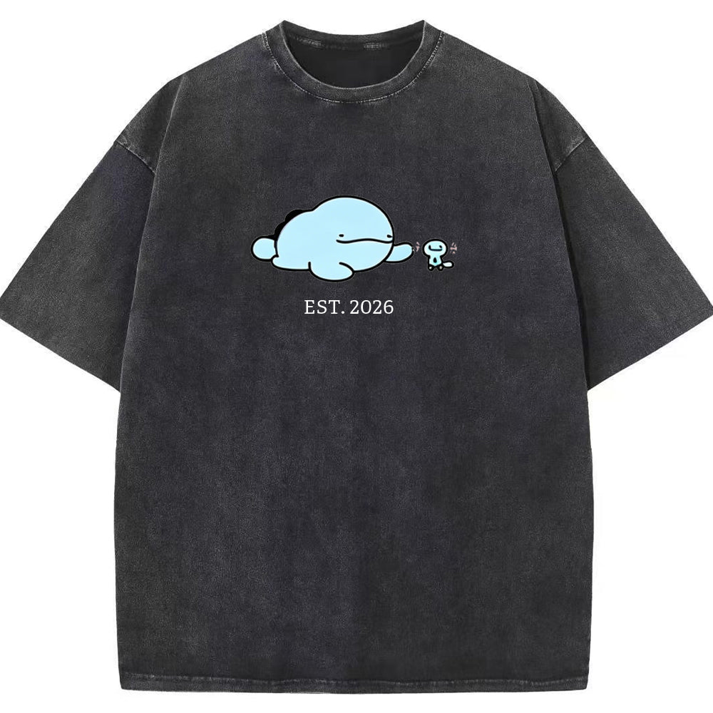 Cute Parent & Kid Quagsire Vintage Washed T-Shirt Main image
