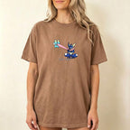 Cute Parent & Kid Greninja Vintage Washed T-Shirt