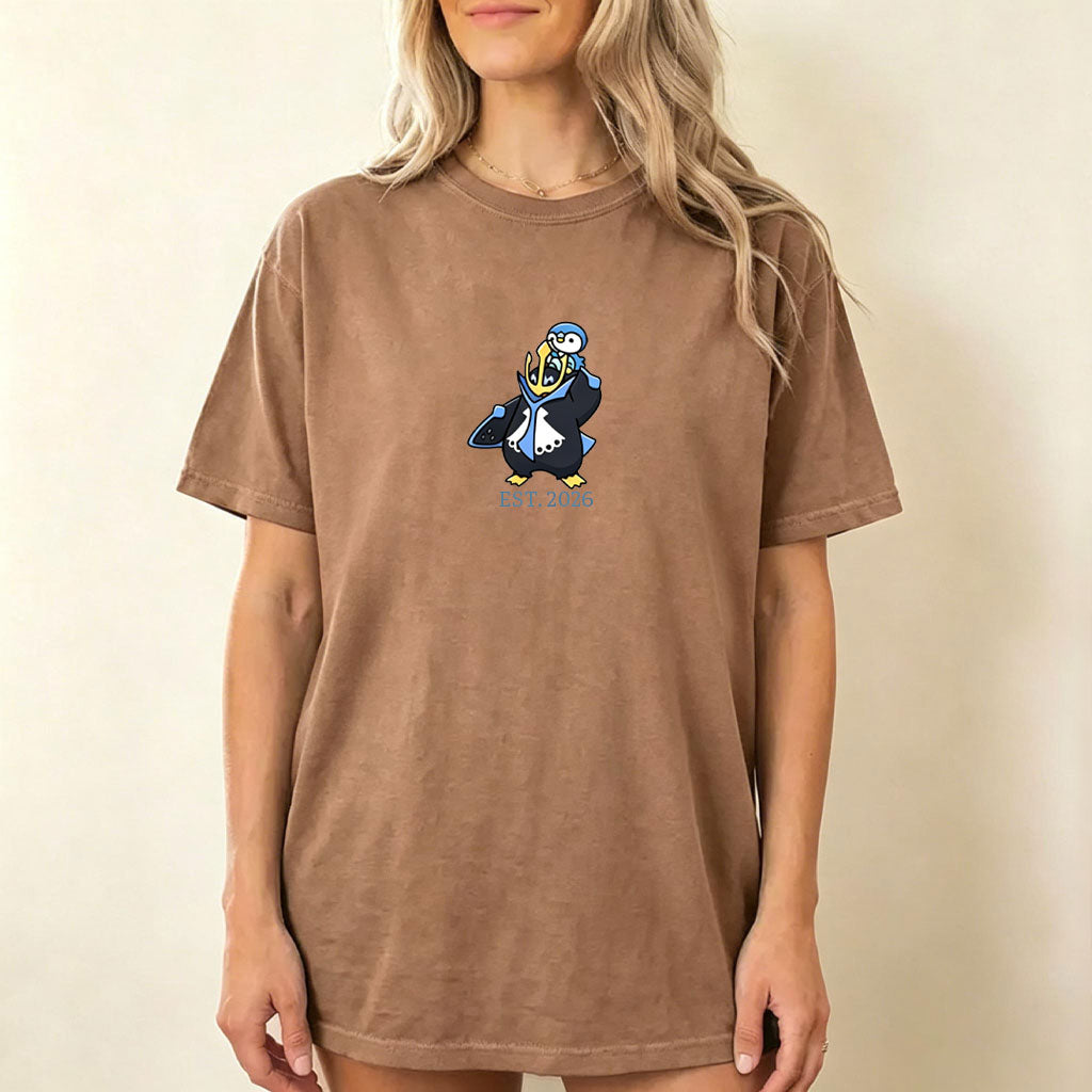 Cute Parent & Kid Empoleon Vintage Washed T-Shirt Main image