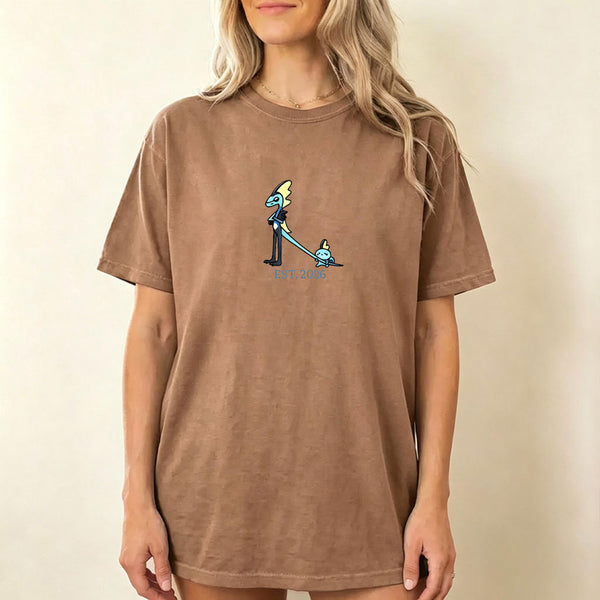 Cute Parent & Kid Veluza Vintage Washed T-Shirt