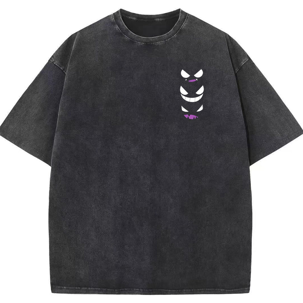 Crystal Ghost Evolution Full Back Graphic Tee | Pokemon Anime Secondary image