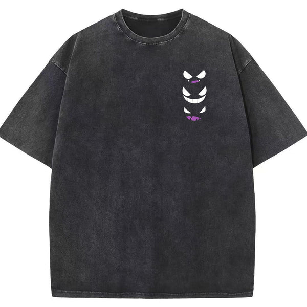 Crystal Ghost Evolution Full Back Graphic Tee | Pokemon Anime
