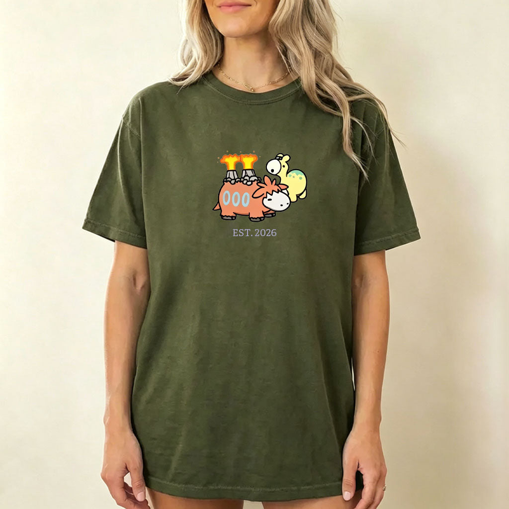 Cute Parent & Kid Camerupt Vintage Washed T-Shirt