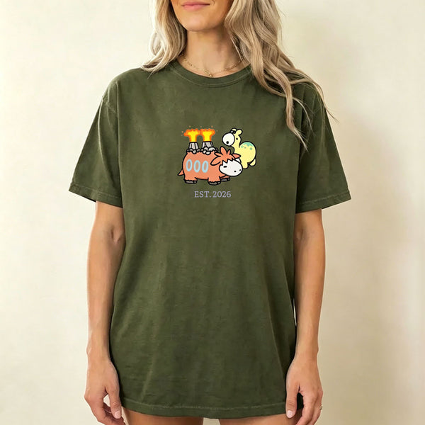 Cute Parent & Kid Camerupt Vintage Washed T-Shirt