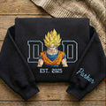 Personalized Embroidered Anime Dad Shirt