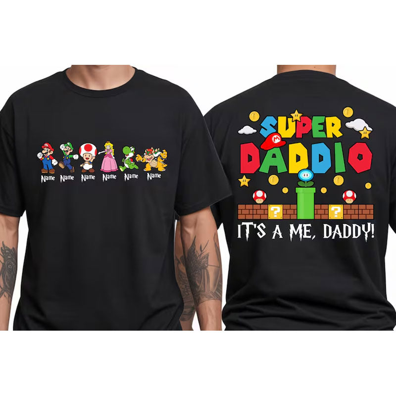 Personalized Super Daddio Shirt Main image