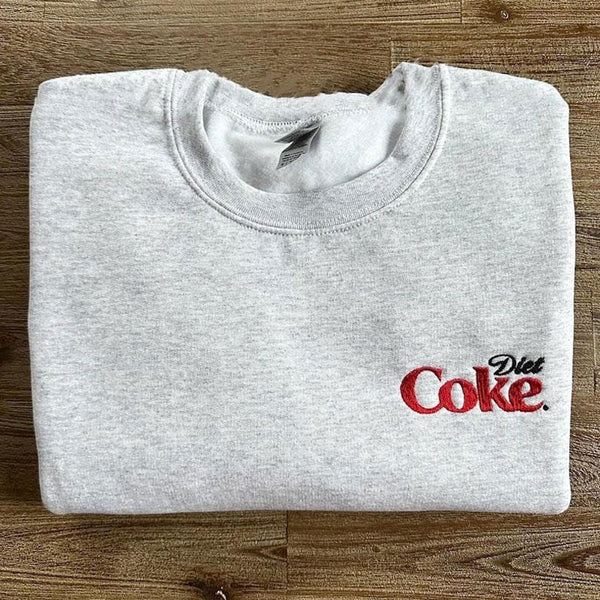 Diet Coke Embroidered Sweatshirt