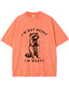 Vintage Washed I'm Not Needy I'm Wanty Raccoon Graphic T Shirt