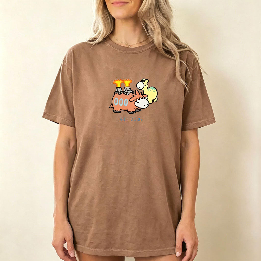Cute Parent & Kid Camerupt Vintage Washed T-Shirt Main image