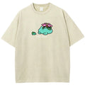 Cute Parent & Kid Meganium Vintage Washed T-Shirt