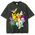 Kanto Pokémon Unisex Vintage Washed Tee