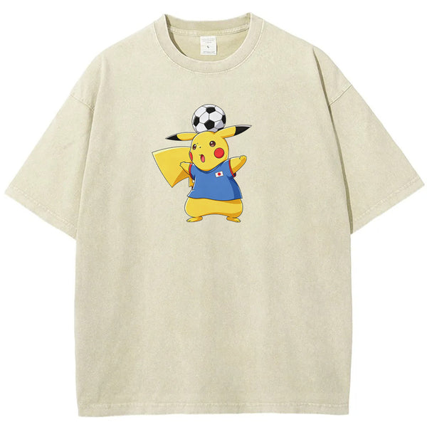 2026 World Cup Pokemon Japan Pikachu Graphic Tee