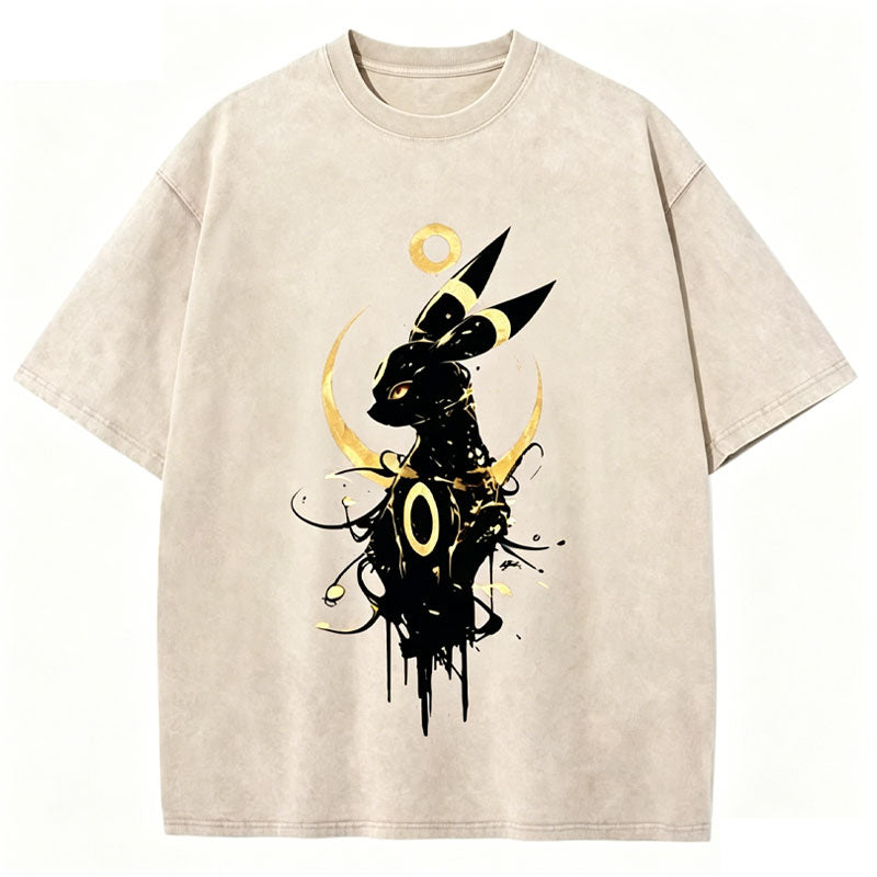 Umbreon Unisex Vintage Washed Tee