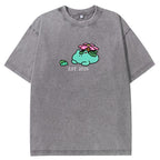 Cute Parent & Kid Meganium Vintage Washed T-Shirt