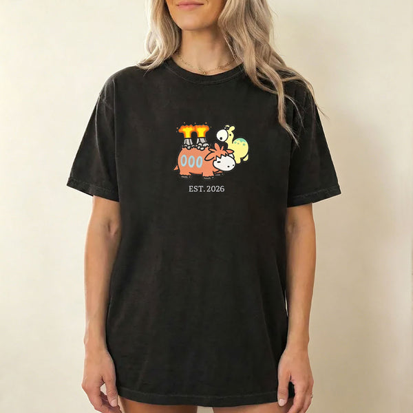 Cute Parent & Kid Camerupt Vintage Washed T-Shirt