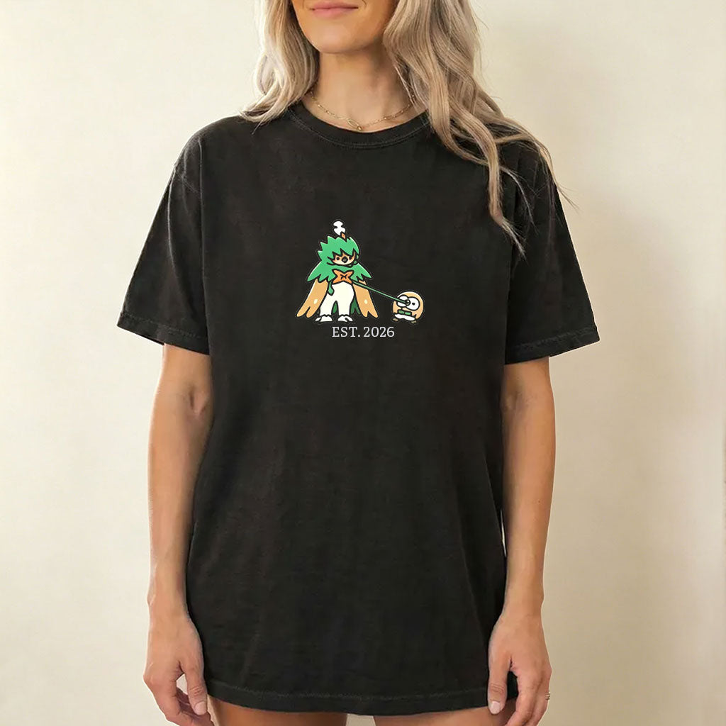 Cute Parent & Kid Decidueye Vintage Washed T-Shirt