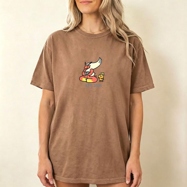 Cute Parent & Kid Simisear Vintage Washed T-Shirt