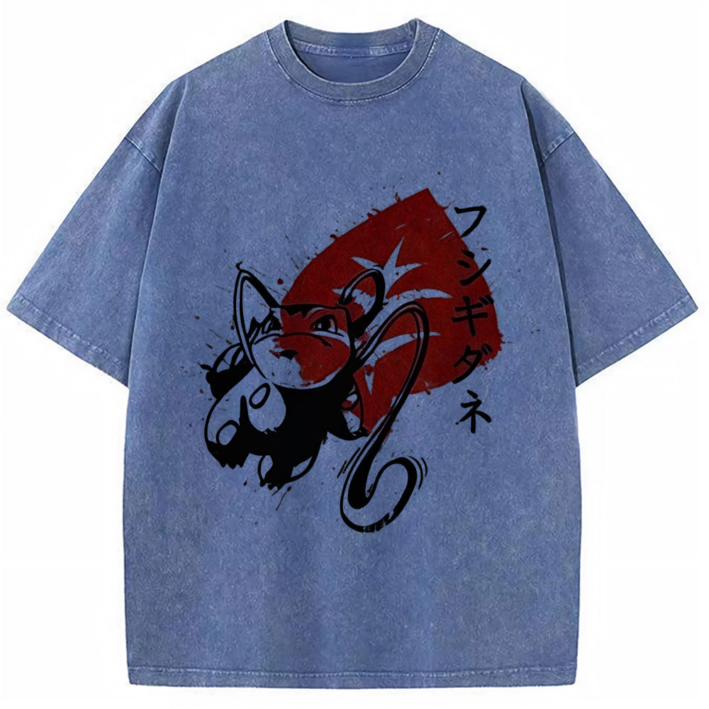 Sumie Ivysaur Leaf Splash Tee | Pokemon Anime