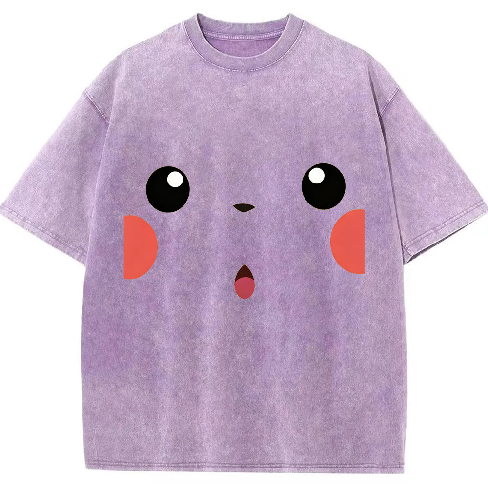 Pikachu Cartoon Tee | Pokemon Anime