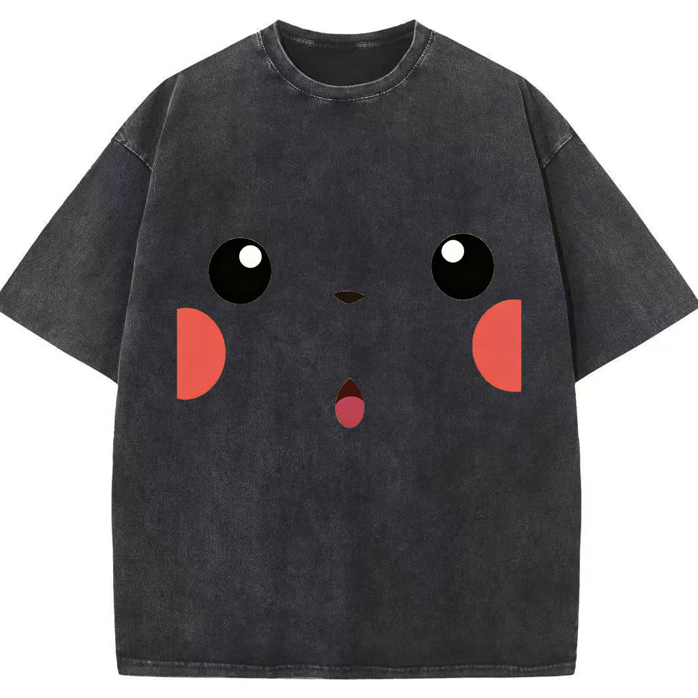 Pikachu Cartoon Tee | Pokemon Anime