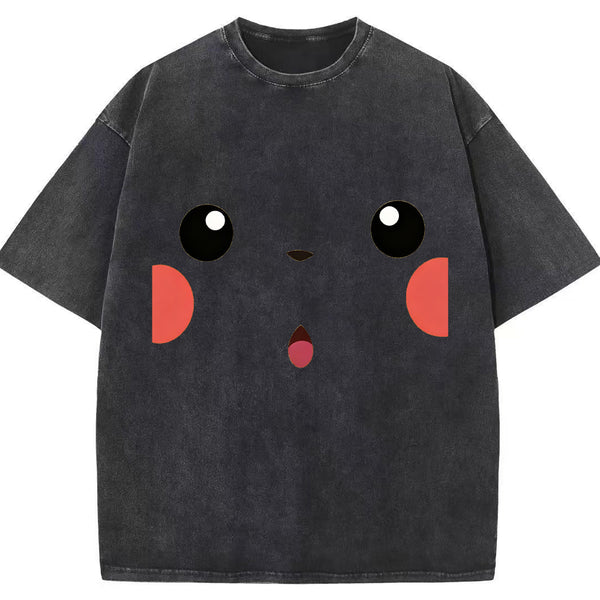Pikachu Cartoon Tee | Pokemon Anime